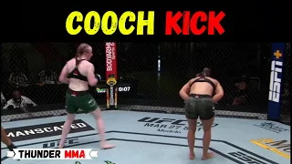 Cortney Casey GETS KICKED IN THE COOCH!!!!