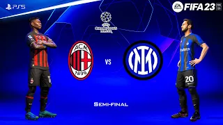 FIFA 23 - AC Milan vs Inter - UEFA Champions League Semi Final 22/23 | PS5™ Gameplay [4K60]