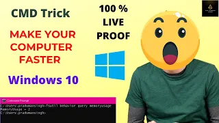 how to make laptop faster in 2022 | CMD trick for windows 10 #cmd #tricks