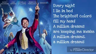 A Million Dreams - Lyrics [ 1 Hour Loop - Sleep Song ]