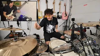 Break My Heart by Dua Lipa - Drum/Bass Cover (Feat. Jacob Umansky of INTERVALS)