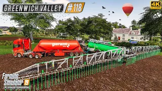 Spreading Slurry. Sowing Triticale & Rye ⭐ Greenwich Valley #118 ⭐ Farming Simulator 19 4K TimeLapse