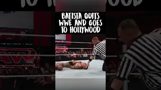 Batista QUITS And Goes To Hollywood!!