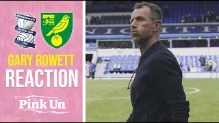 Gary Rowett Reaction | Birmingham City 1-0 Norwich City | The Pink Un