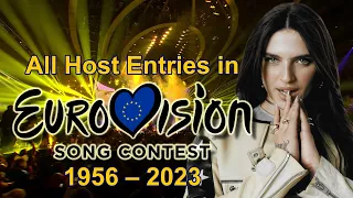 All Host Entries in Eurovision Song Contest (1956-2023)