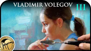 111. Alla Prima Painting Evgenia in Oil on Canvas