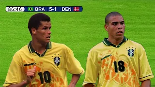 WHEN YOU WERE AFRAID OF BRAZIL! HISTORIC MATCH WITH YOUNG RONALDO AND RIVALDO SHOW IN 1996