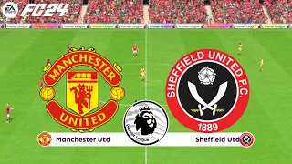 FC 24 | Manchester United vs Sheffield United - English Premier League 23/24 Season - Full Gameplay