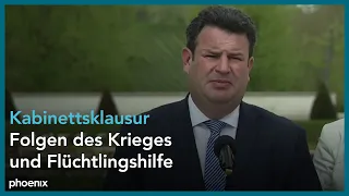 Kabinettsklausur Meseberg: Statements zu Kriegsfolgen und Flüchtlingshilfe am 03.05.22