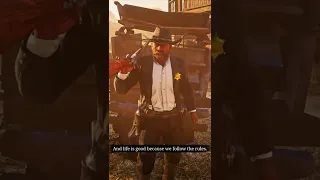 RDR2 - Sheriff Freeman is a Hard Man #shorts #rdr2