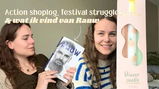 Mijn mening over het boek Rauw, (Action shoplog) en christelijke Coachella?! | Vlog #21