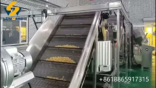 Automatic snack production line fried bugle doritos making machine