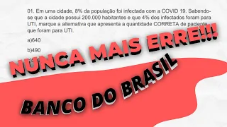 QUESTÕES RAZÃO E PROPORÇÃO CONCURSO BANCO DO BRASIL