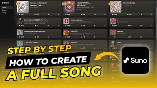 Best AI Music Generator 🔥🔥 Create a Full Song with Suno AI Tutorial - Step by Step