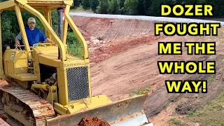 Farm Pond DONE! Spillway, Gate Valve, Trash Rack, DOZER PROBLEMS. Part 7/7.