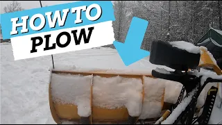 How To Drive A PLOW TRUCK