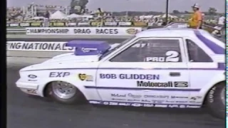 Drag Racing 1982 NHRA Springnationals Columbus PRO STOCK Semi Finals