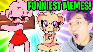 LANKYBOX REACTS TO NEW FUNNY PIGGY MEMES! (HILARIOUS MOMENTS)
