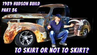 Finalizing wheel arches and bracing with round bar - 1939 Hudson Rat Truck Build, part 36