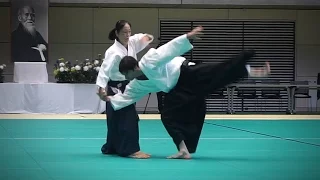 Aikido Demonstration - Yoko Okamoto - 12th IAF Congress (2016) [Aikikai]