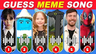 Guess Meme & Who's Singing🎤🎵🔥|Lay Lay, King Ferran, Salish Matter, Like Nastya, Gegagedi, Wednesday