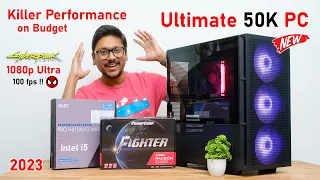 Ultimate 50K PC Build 2023... intel & AMD Combo 🤯 Super Duper Hit !!