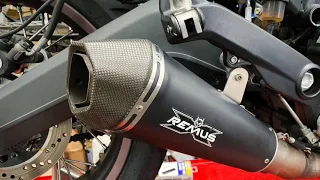 Ducati Scrambler Remus Hypercone exhaust : Sound test