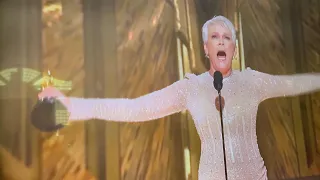 Jamie Lee Curtis In Tears Thanking Late Parents After Winning 1st Oscar Actress in Supporting Role