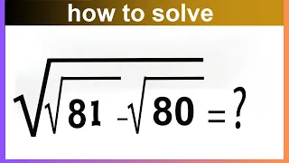 Nice Square root Simplification