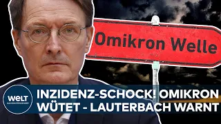 CORONA: Inzidenz-Schock! Omikron-Welle wütet in Deutschland - Lauterbach warnt