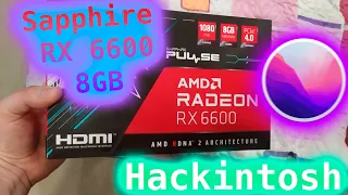 SAPPHIRE AMD RADEON RX 6600 PULSE 8GB / OPENCORE / MACOS MONTEREY / HACKINTOSH! - ALEXEY BORONENKOV