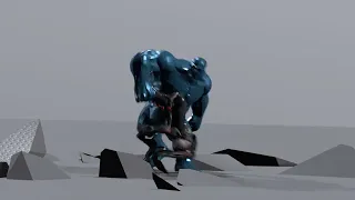 LJK practice hulk vs ninja animation reel