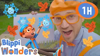 Blippi Learns About the Seasons! 1 Hour of Fall and Winter Educational Videos for Kids