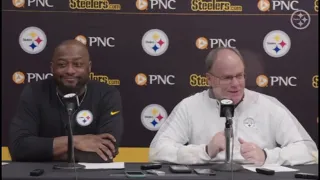 Mike Tomlin and Kevin Colbert on draft day phone calls, offensive turnover