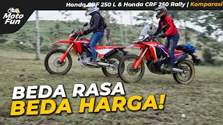 Andalan Buat Blusukan, Mending Honda CRF250L atau CRF250 Rally? | MotoFun Indonesia