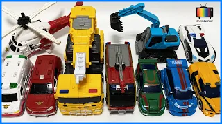 Tobot HelloCarbot Magma Six Mighty Guard Transformation Combination Police Robot Toys Transformation