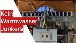 Junkers Durchlauferhitzer Gas kein Warmwasser-Ursache