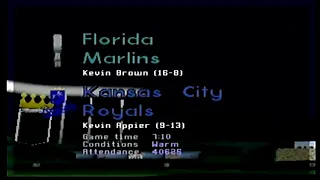 Mike Piazza's Strike Zone Longplay (Nintendo 64) Marilins vs Royals