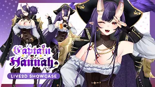 【Live2D】  Vtuber Captain Hannah showcase!