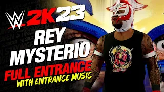 WWE 2K23 REY MYSTERIO ENTRANCE - #WWE2K23 REY MYSTERIO FULL ENTRANCE WITH THEME