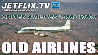 United Airlines Stratocruiser DC-6 Convair CV-340 DC-8 action 1950s and 1960s