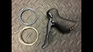 How to change cables Shimano Sora R3000 shifters