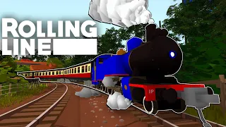 Crashing Automated Trains SOMEHOW!? - Rolling Line Model Train Game