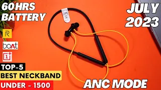 Top 5 Best Bluetooth Earphones Under ₹1500 (2023) ⚡ Best Wireless Neckband under 2000 ⚡ July  2023