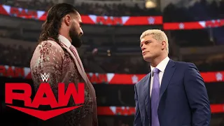 Cody Rhodes returns to Raw and comes face-to-face with Seth Rollins: Raw, April 4, 2022