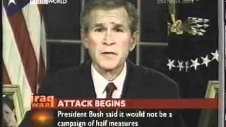 BBC Iraq War Coverage - Bush speech