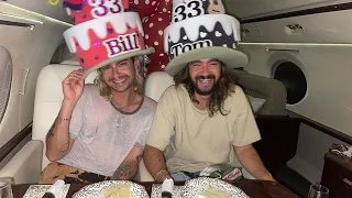 Privatjet: So feierten Bill und Tom Kaulitz ihren Geburtstag
