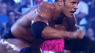 The Rock Vs Triple H Vs Kurt Angle Part 1 - RAW IS WAR!