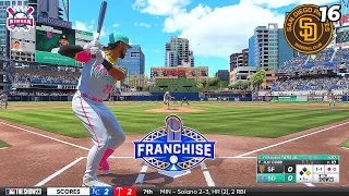 MLB The Show 23 San Diego Padres vs San Francisco Giants Franchise Mode #16 Gameplay PS5 60fps HD