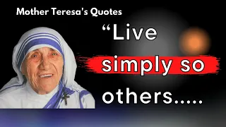 Mother Teresa's Quotes I Quotem